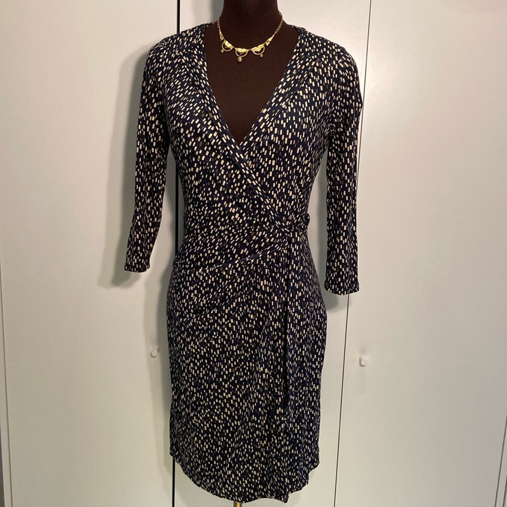 Ann Taylor wrap dress classic petite Medium